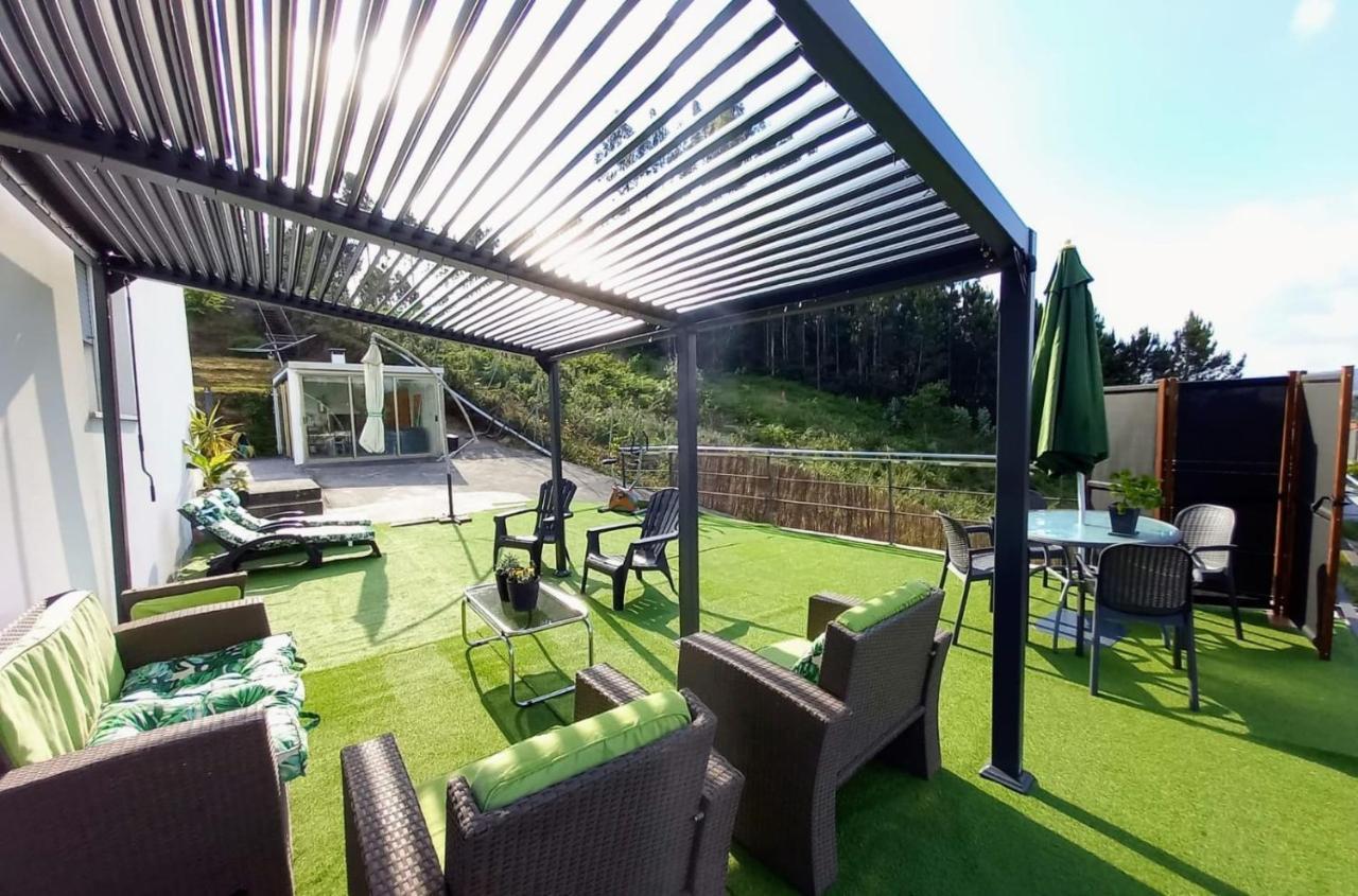 Casa Rocha Velha Con Terraza Y Piscina Particular Lejlighed Santiago de Compostela Eksteriør billede
