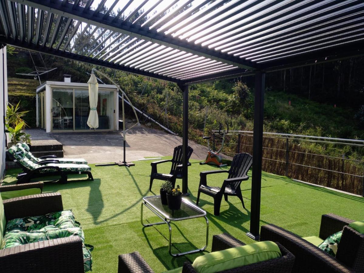 Casa Rocha Velha Con Terraza Y Piscina Particular Lejlighed Santiago de Compostela Eksteriør billede