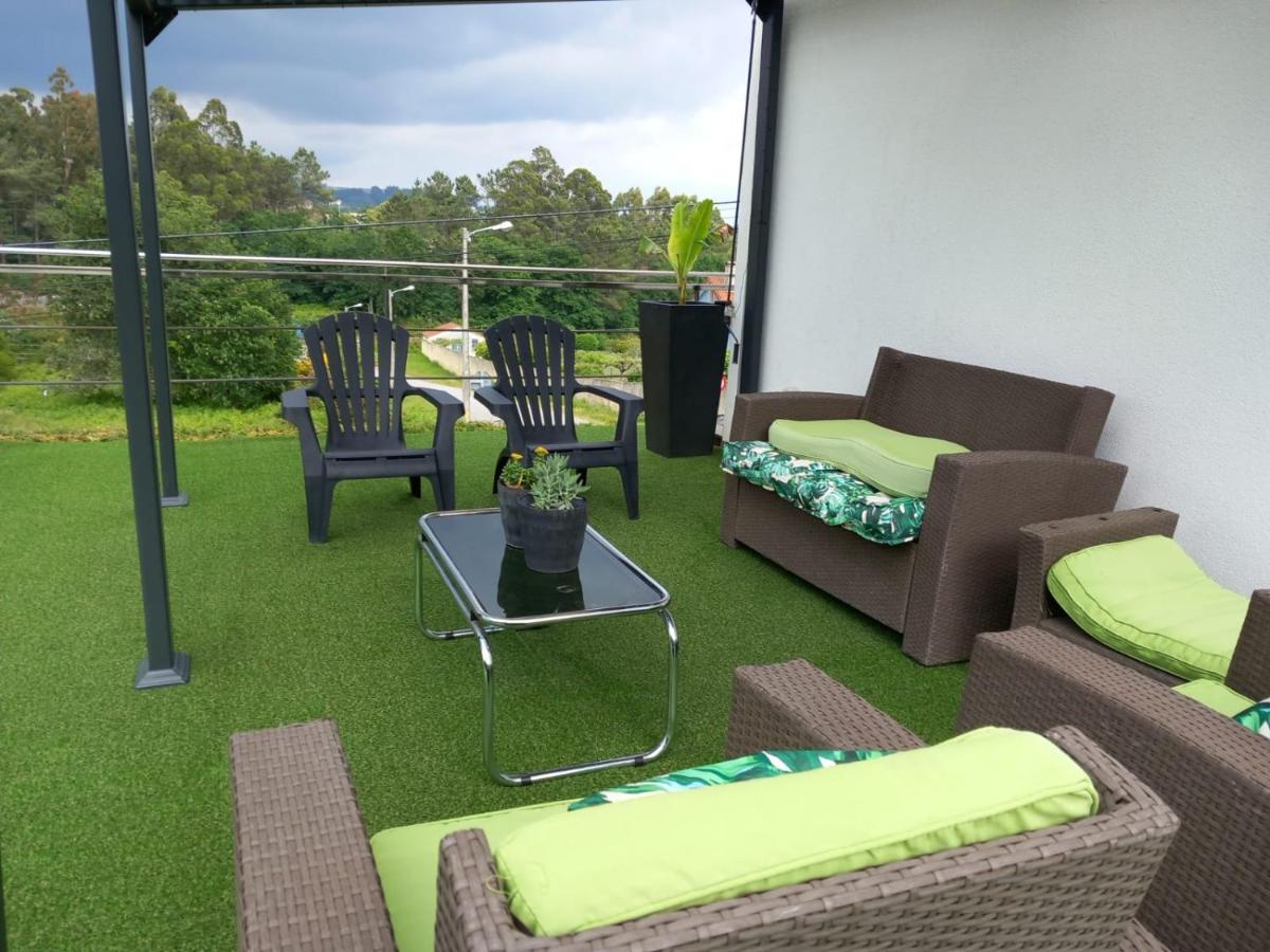 Casa Rocha Velha Con Terraza Y Piscina Particular Lejlighed Santiago de Compostela Eksteriør billede