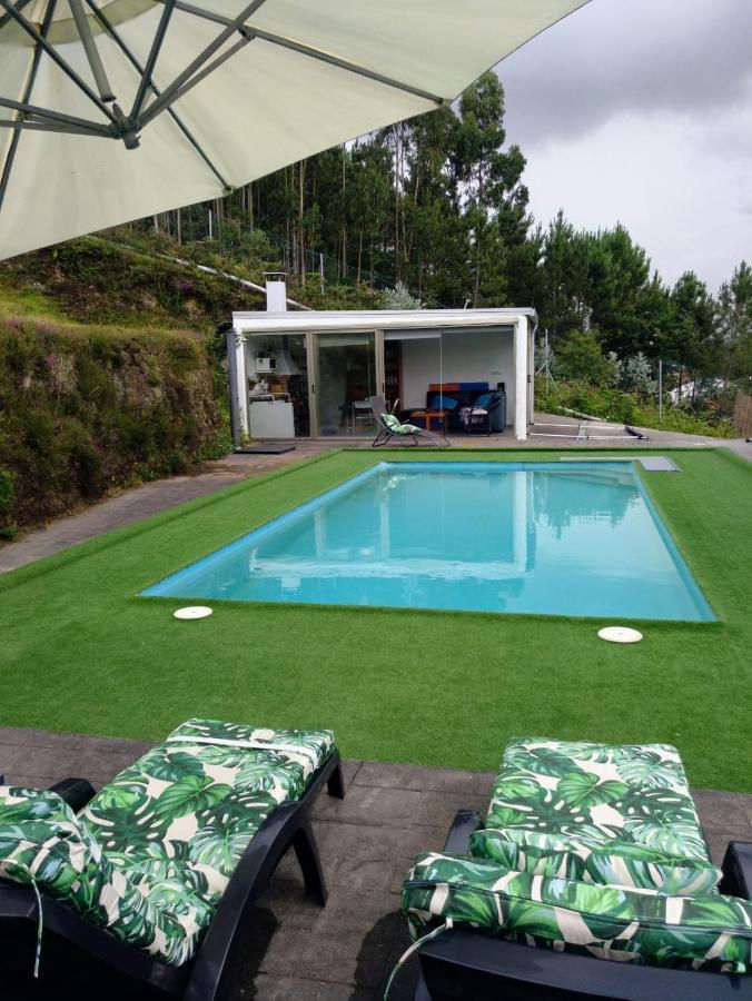 Casa Rocha Velha Con Terraza Y Piscina Particular Lejlighed Santiago de Compostela Eksteriør billede