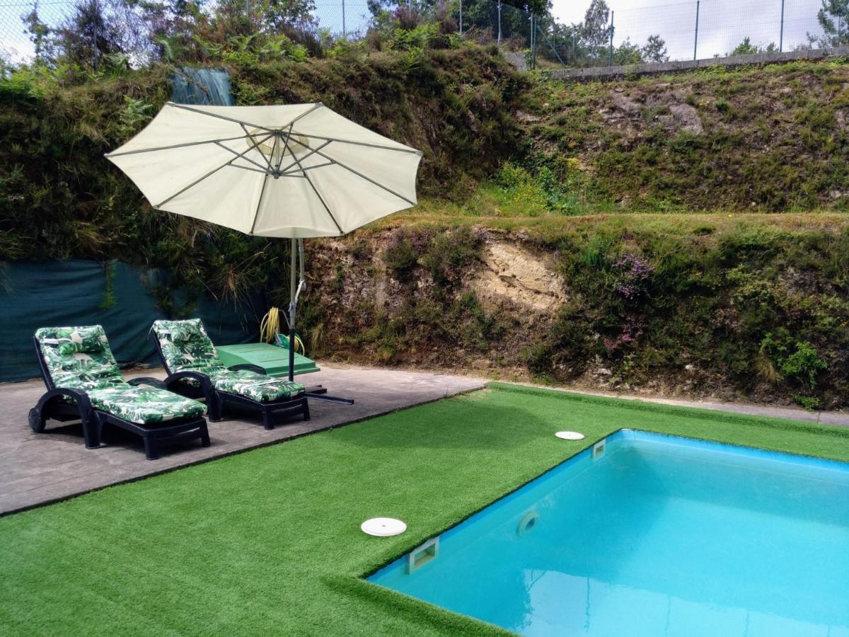 Casa Rocha Velha Con Terraza Y Piscina Particular Lejlighed Santiago de Compostela Eksteriør billede